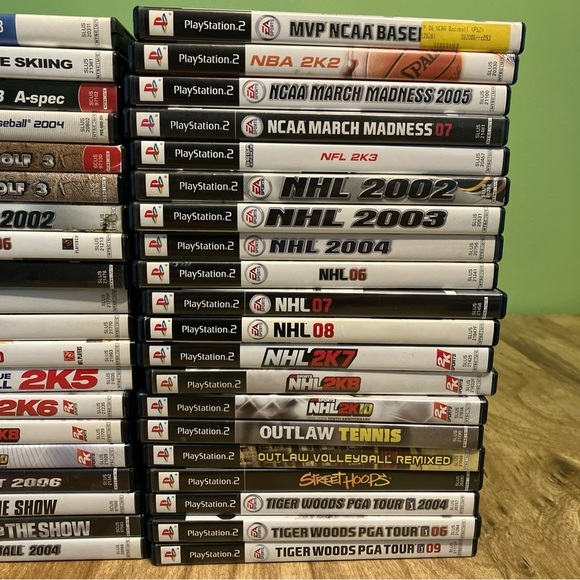 PlayStation 2 PS2 Sports Lot 40 Games $300 Value Tested Working Condition Varies - Picture 3 of 3